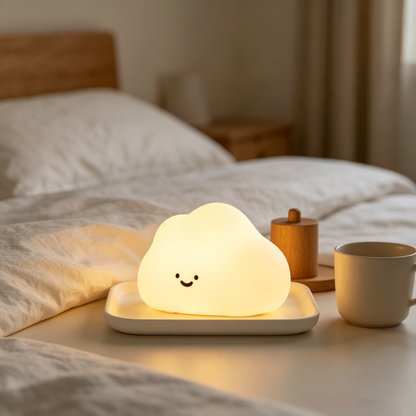 Cute Cloud Silicone Night Light