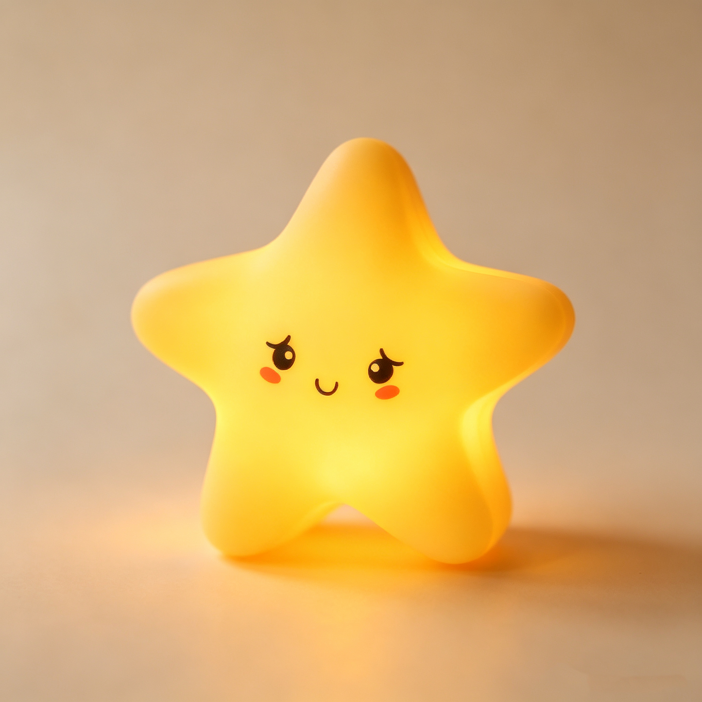 Cute Star Plug-in LED Night Light, Dusk to Dawn Sensor Wall Light, Soft Warm Bedside Lamp for Nursery Kids Bedroom
